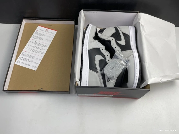 Rep 555088-035 Black Light Air Retro Grey White 1 Jordan Smoke High 0530